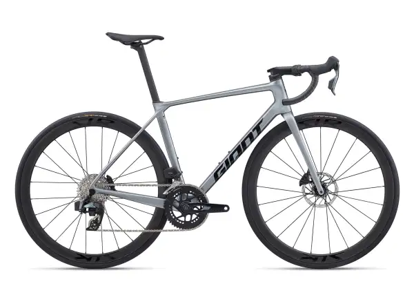 Giant TCR Advanced Pro 1 AXS cestný bicykel Tech Silver