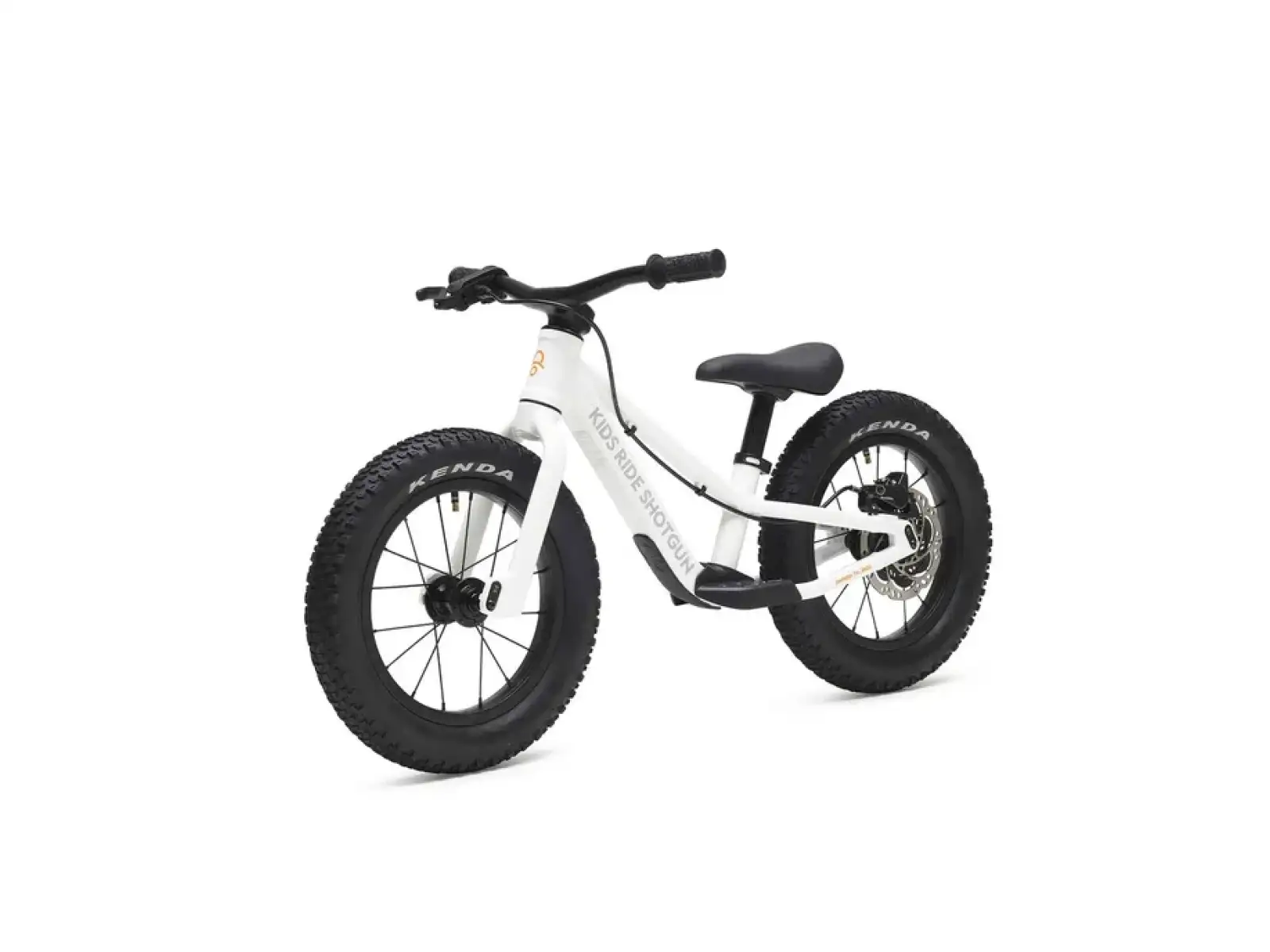 Kids Ride Shotgun detské odrážadlo Dirt Hero 14" s brzdou 2026 biela