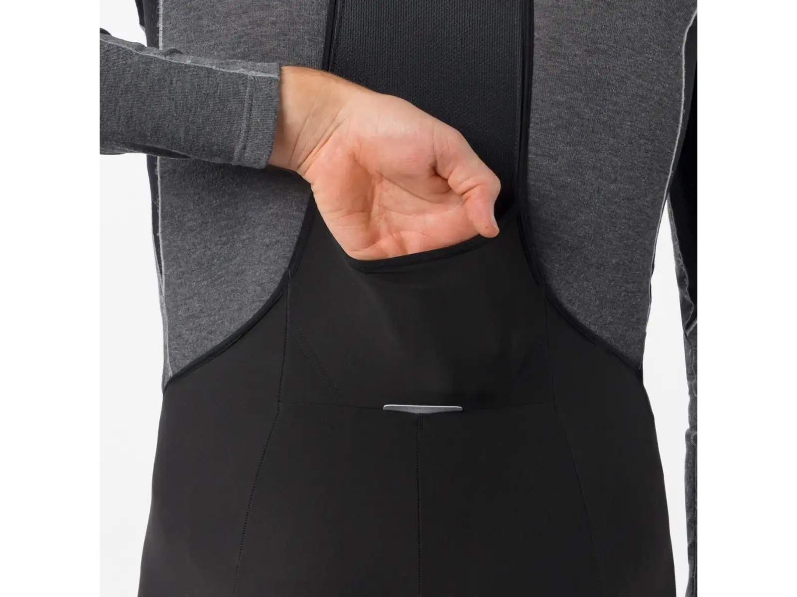 Castelli Sorpasso Pro pánske nohavice s trakmi a vložkou Black