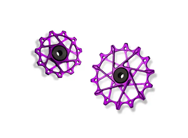 Garbaruk kladky prehadzovačky pre Shimano 11 spd. 11+14T Violet