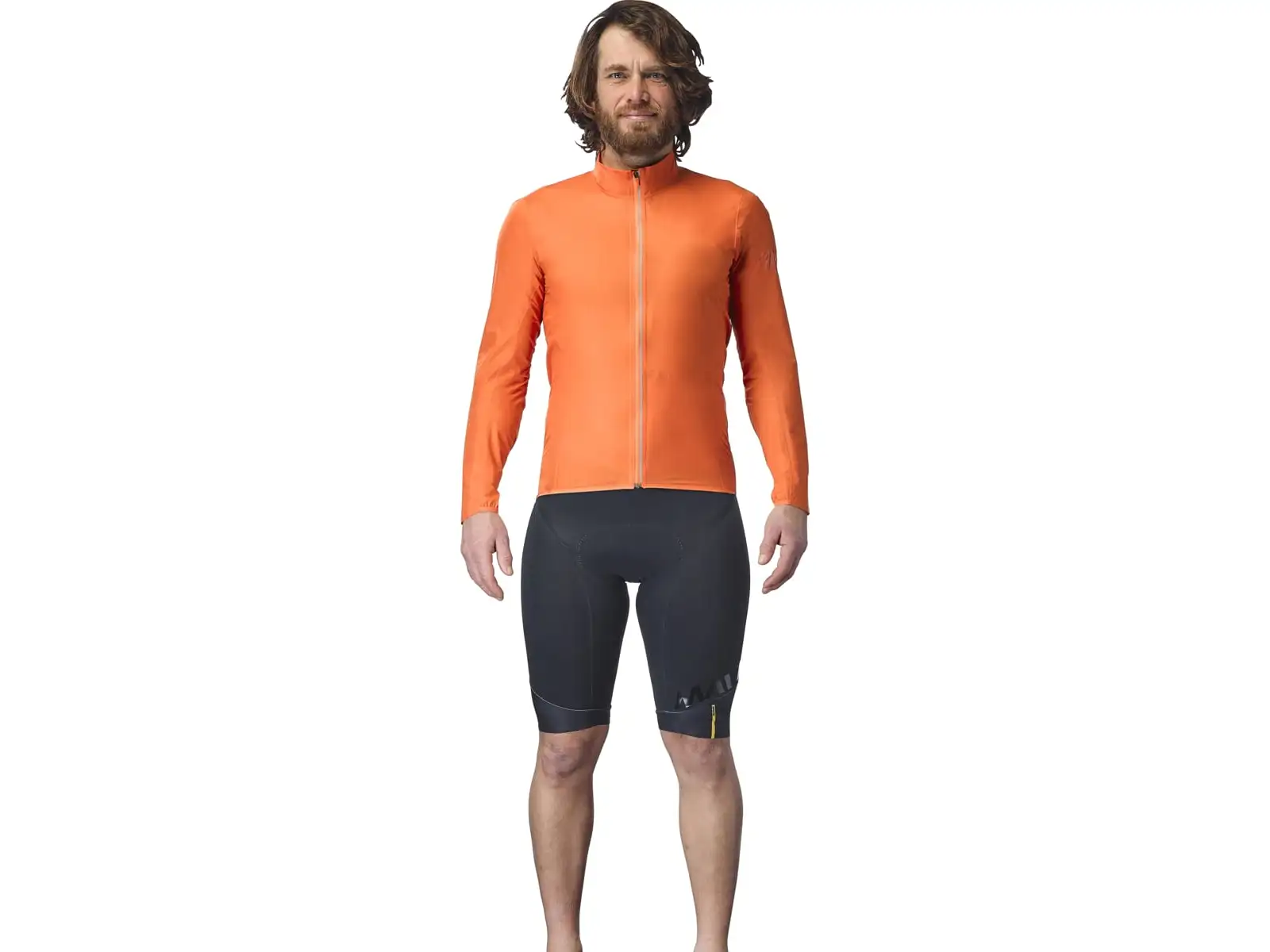 Mavic Cosmic H2O pánska bunda červená oranžová