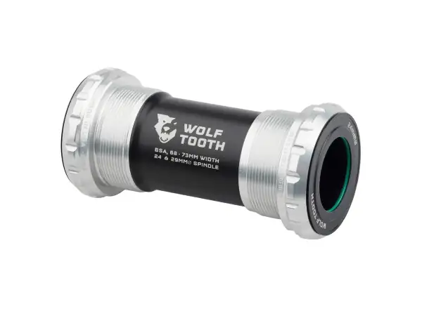 Wolf Tooth stredové zloženie BSA pre Shimano 24 mm Raw Silver