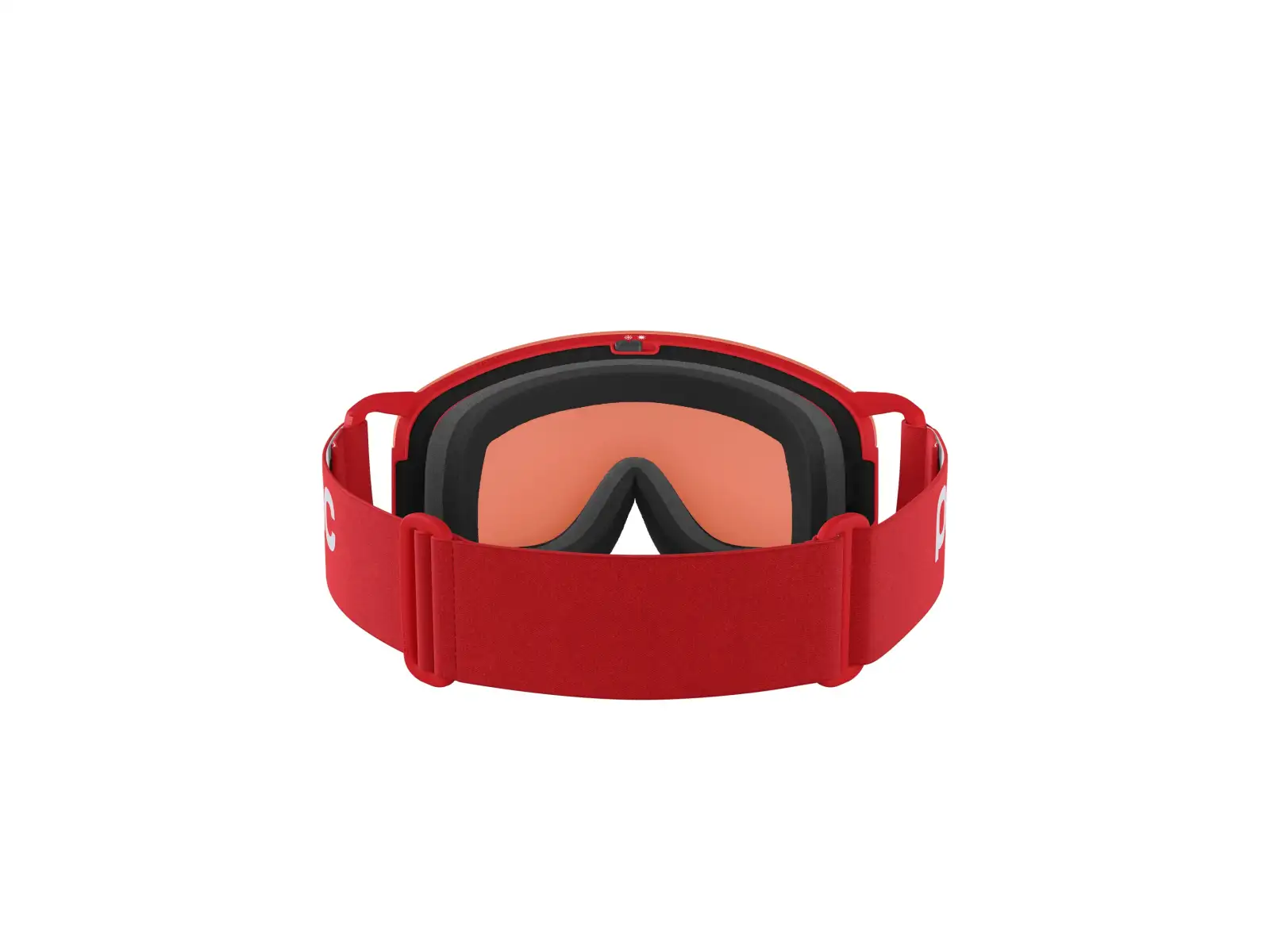 POC Nexal Mid lyžiarske okuliare Prismane Red/Partly Sunny Red