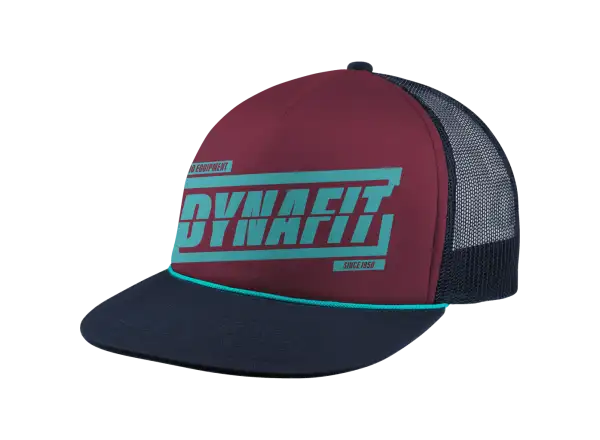 Dynafit Graphic Trucker šiltovka Burgundy/Tabloid