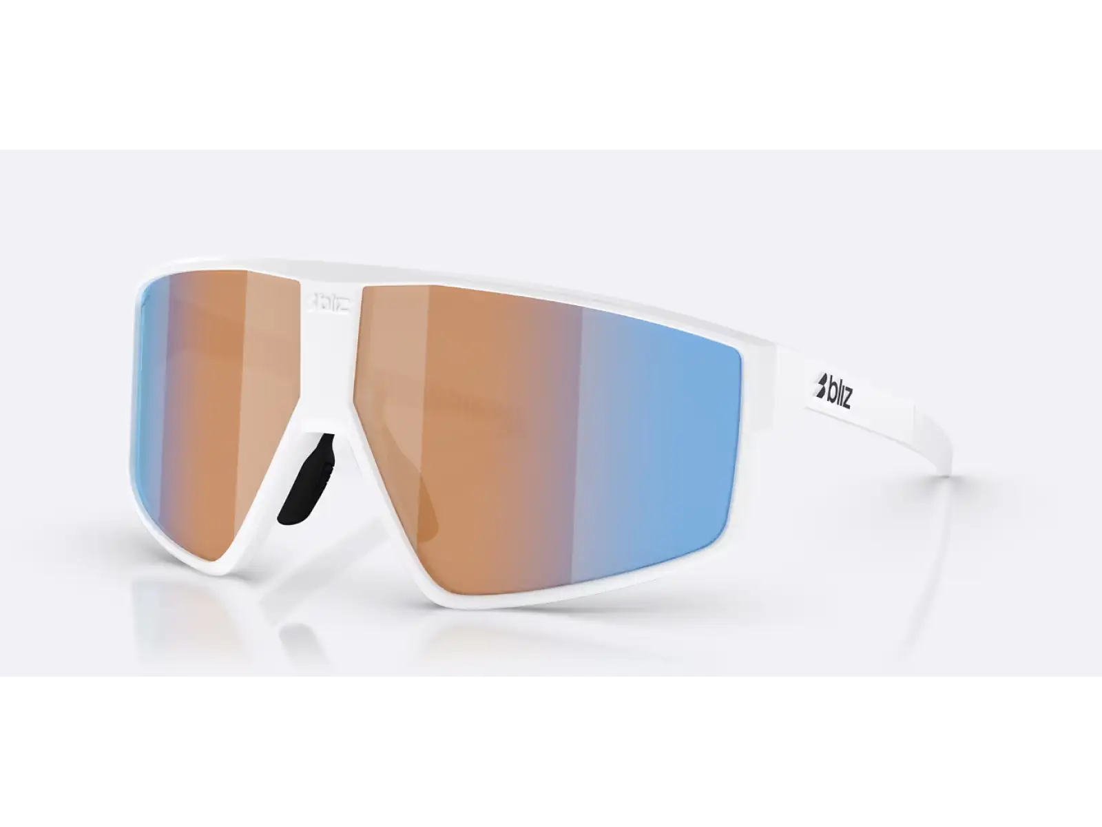 Bliz P002 slnečné okuliare Matte White/Nano Optics Nordic Light Coral/Orange Blue Mult