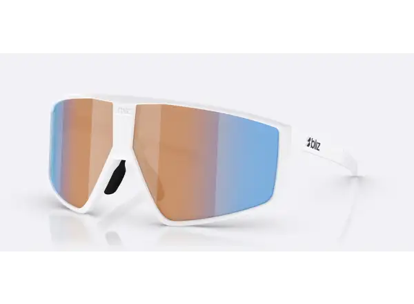 Bliz P002 slnečné okuliare Matte White/Nano Optics Nordic Light Coral/Orange Blue Mult