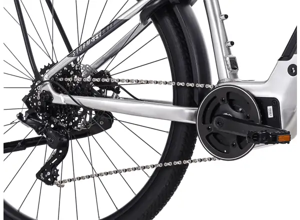 Rock Machine eSTORM 70 TOUR horský elektrobicykel Gloss Silver/Black/Grey