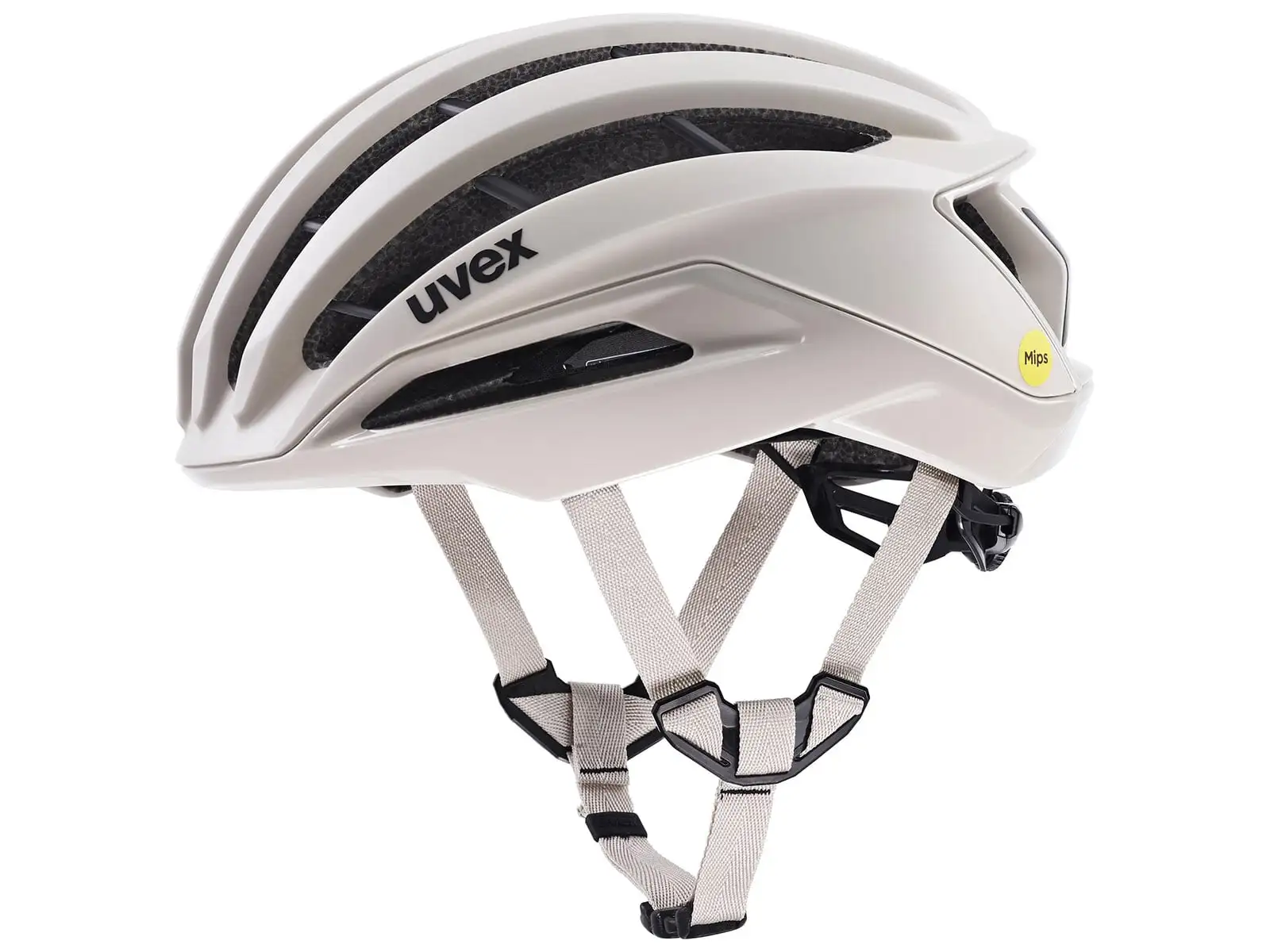 Uvex Surge Areo MIPS cestná prilba Warm Grey Matt
