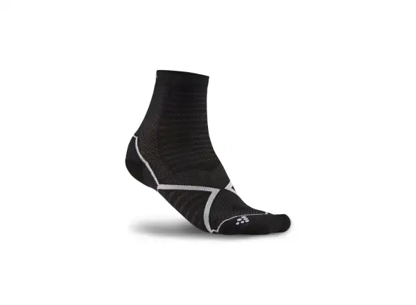 Craft Run Warm ponožky čierna