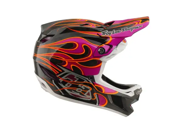 Troy Lee Designs D4 Carbon MIPS prilba Torched Carbn/Magenta