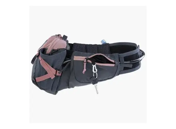 Evoc Hip Pack Pro 3 l ľadvinka Dusty Pink/Carbon Grey + hydrovak 1,5 l