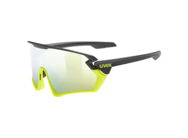 Uvex Sportstyle 231 Slnečné okuliare Black Lime Mat/ Mirror Yellow (kat. 3)