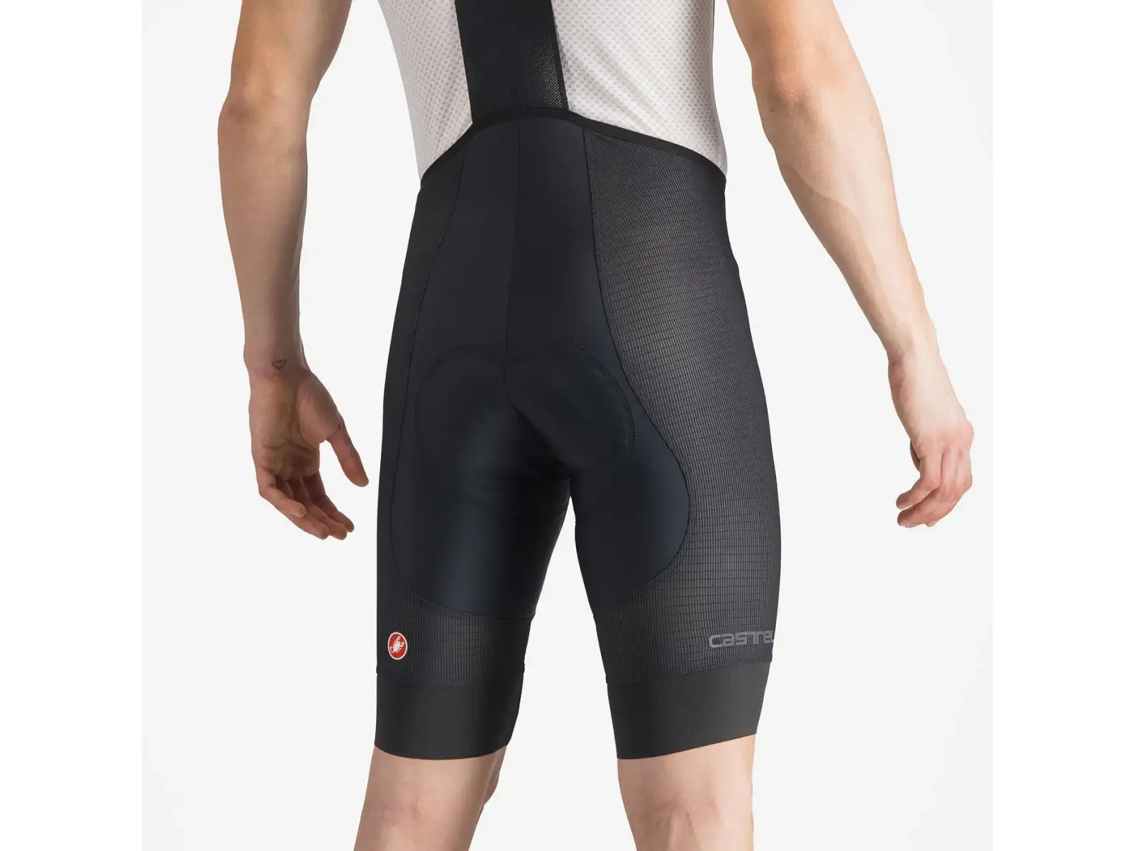 Castelli A/C pánske kraťasy s vložkou a trakmi Black