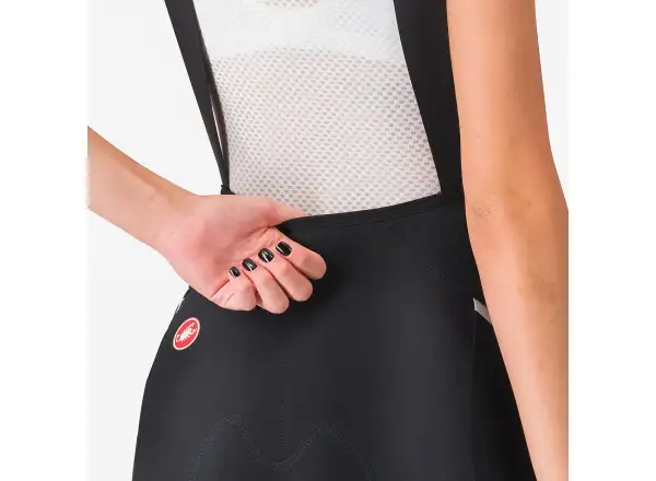Castelli Velocissima 3 dámske kraťasy s trakmi Black/Silver
