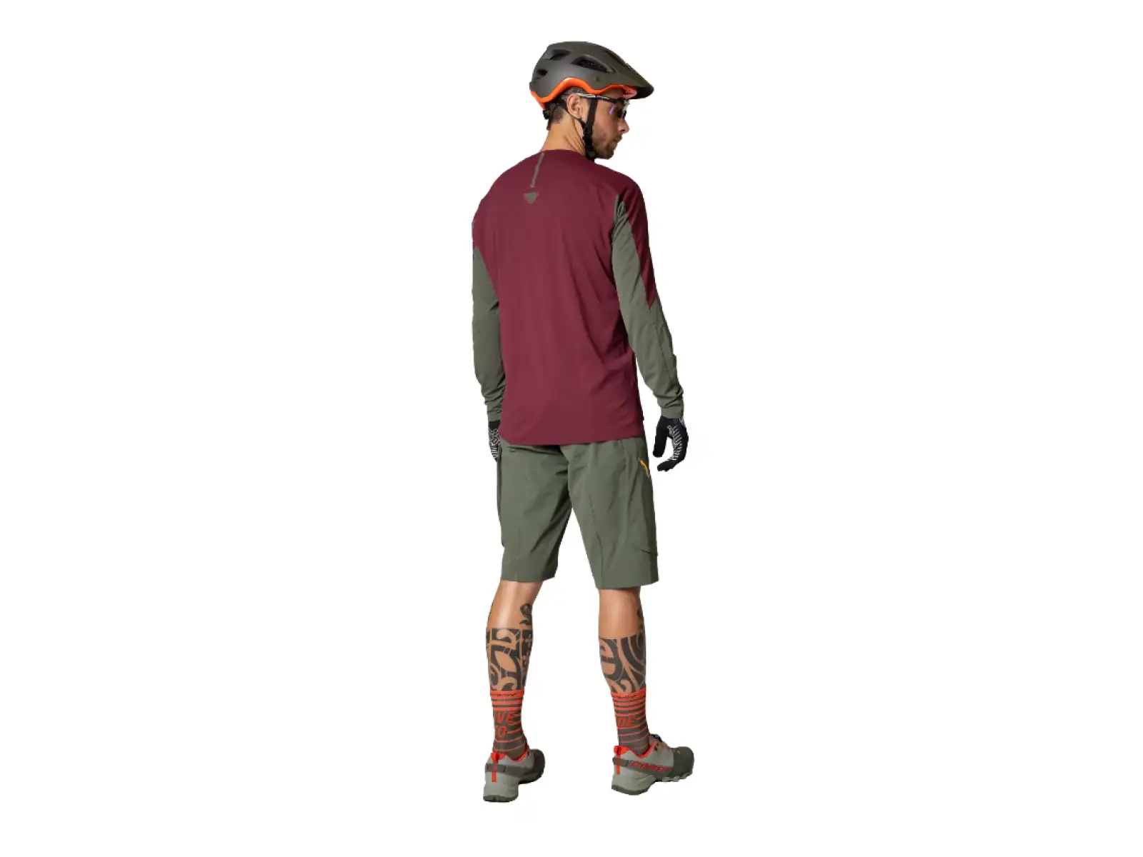 Dynafit Ride pánsky dres dlhý rukáv Burgundy