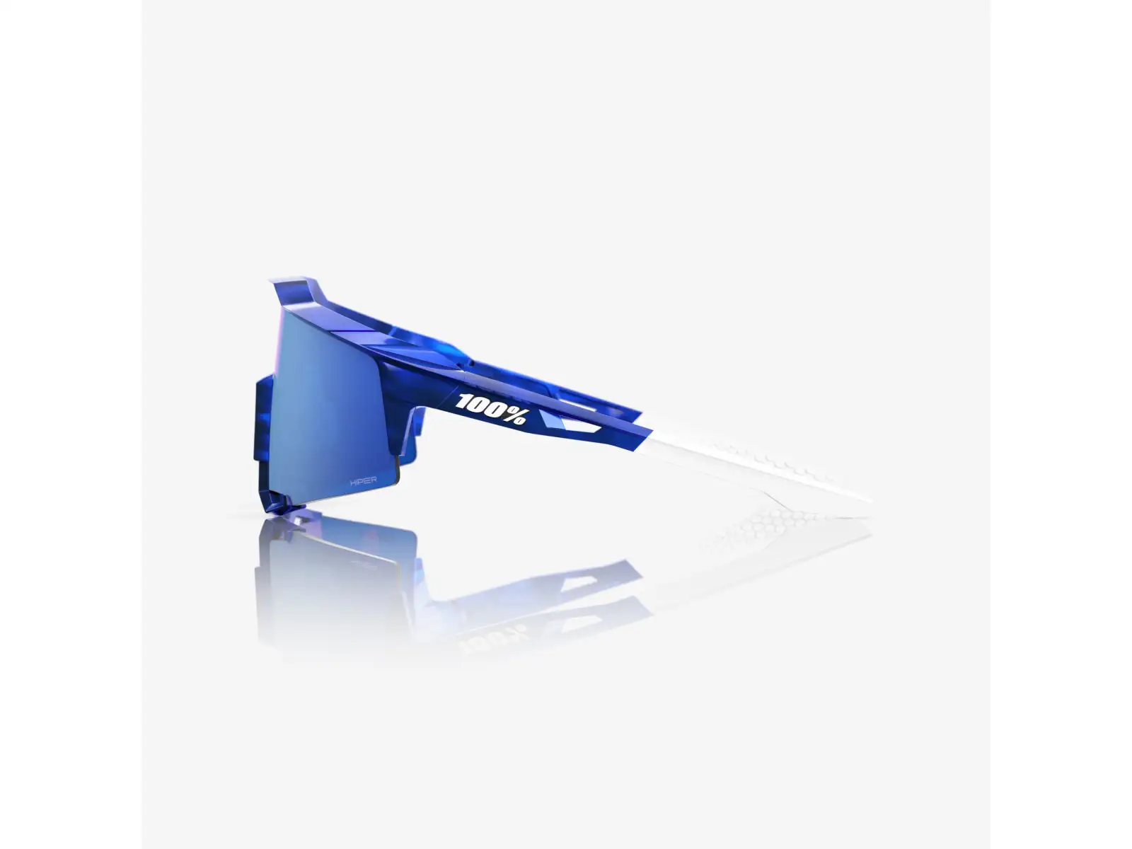 100% Speecraft okuliare RBH Gloss Blue Holographic/HiPER Royal Blue Mirror Lens
