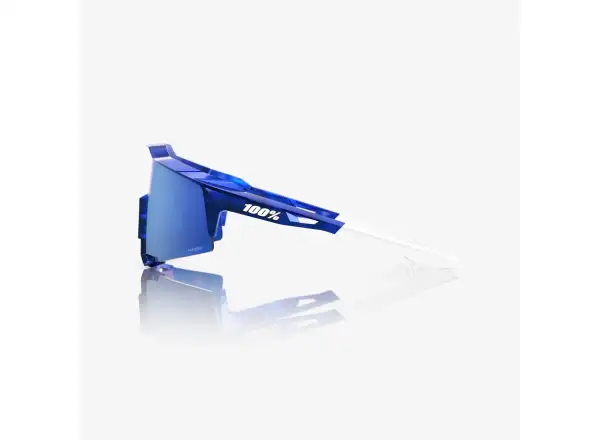 100% Speecraft okuliare RBH Gloss Blue Holographic/HiPER Royal Blue Mirror Lens