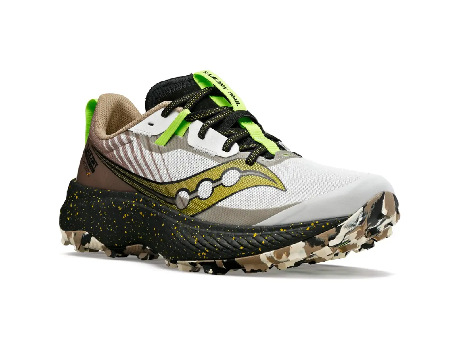 Saucony Endorphin Edge závodné trailové topánky Fog/Black