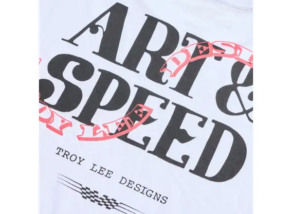 Troy Lee Designs pánske tričko Pink Slips White