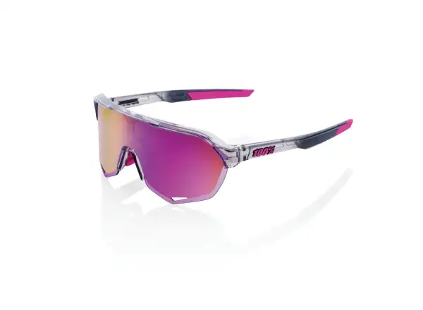 100% S2 Tokyo Night okuliare Polished Translucent Grey / Purple