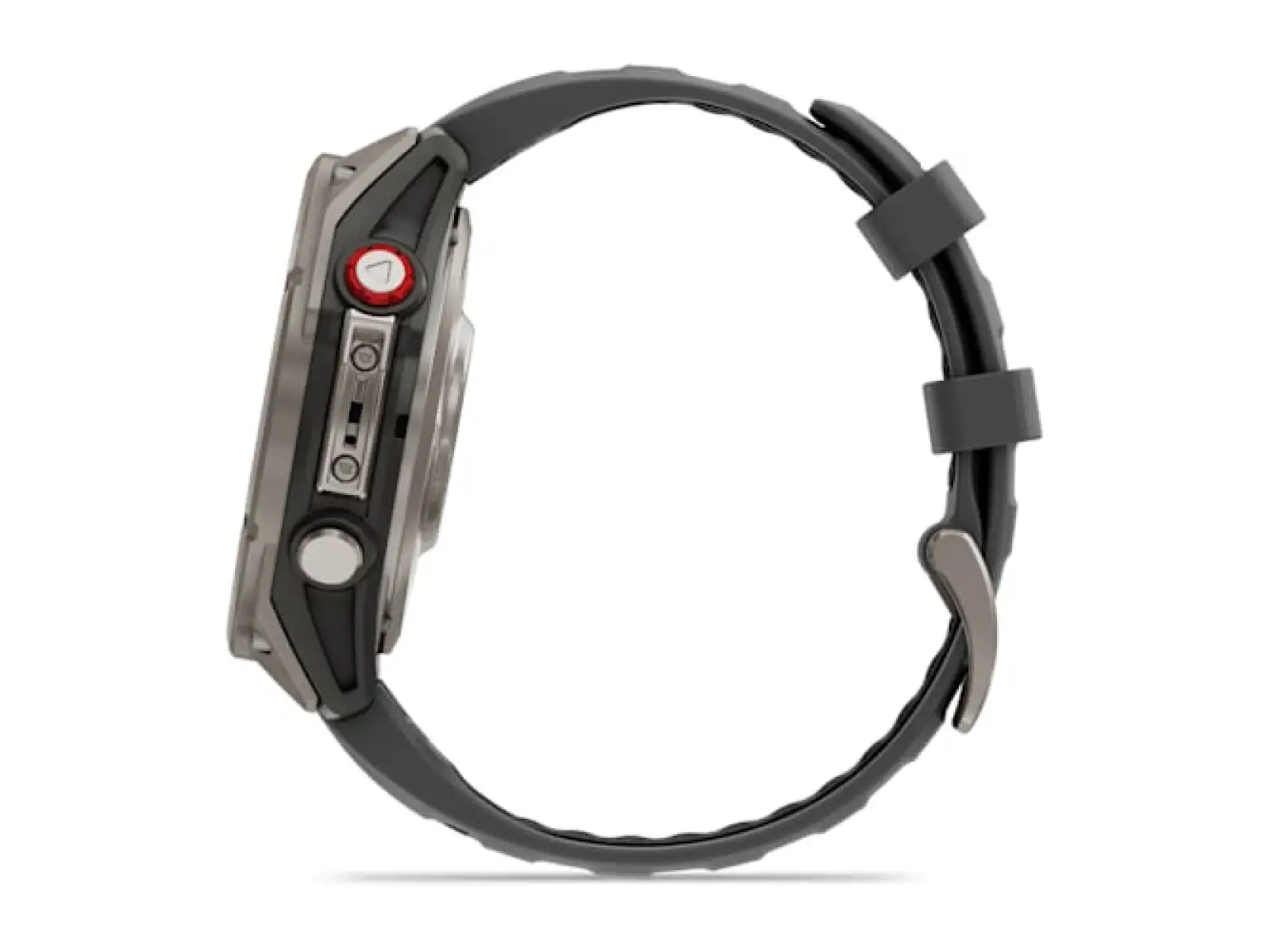 Garmin fenix 8 Pro 47 mm, AMOLED Sapphire, Titanium so silikónovým remienkom Graphite/Black