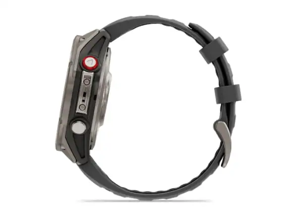 Garmin fenix 8 Pro 47 mm, AMOLED Sapphire, Titanium so silikónovým remienkom Graphite/Black
