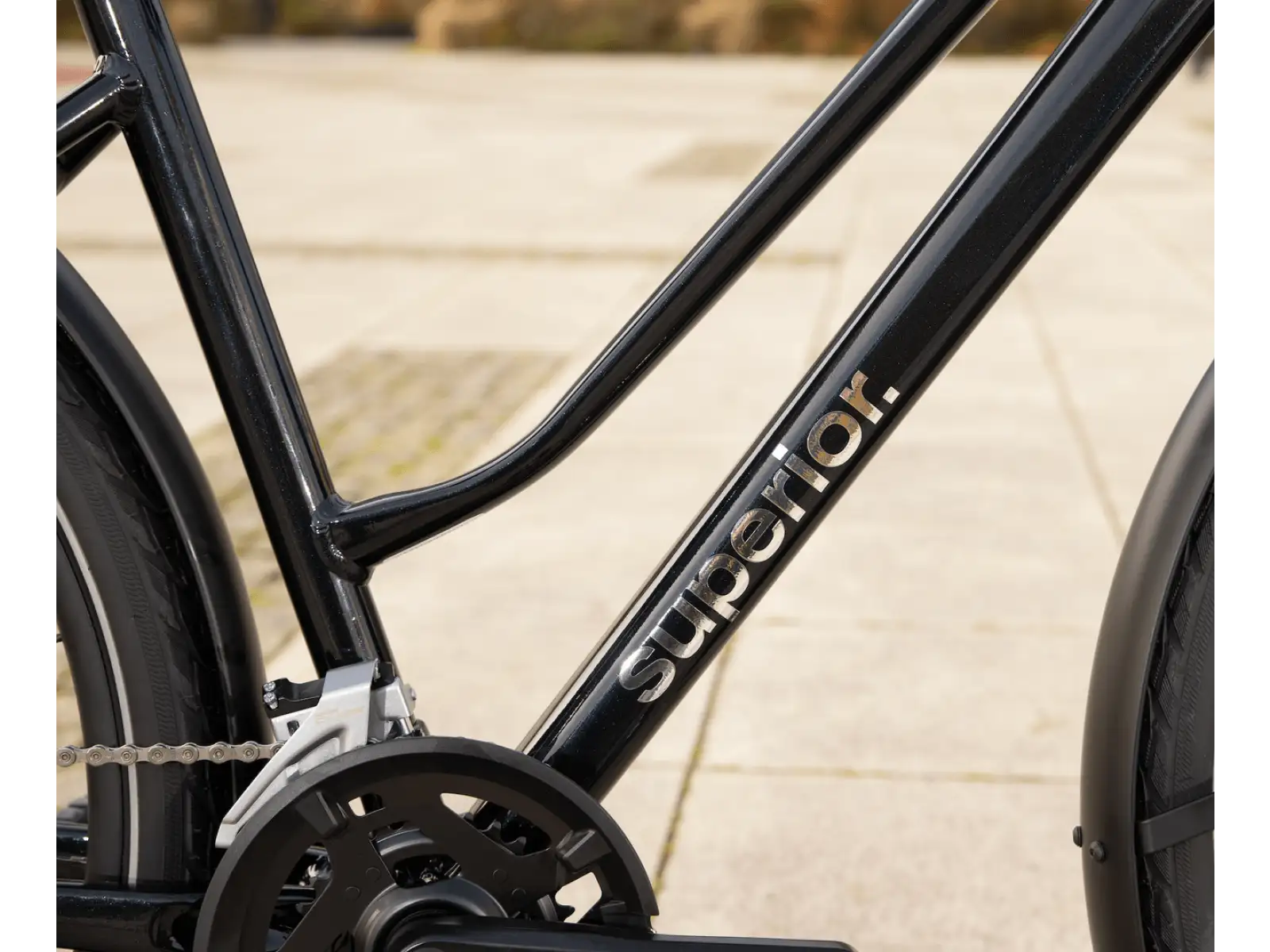 Superior Blox 6.7 T MS bicykel Gloss Metallic Black