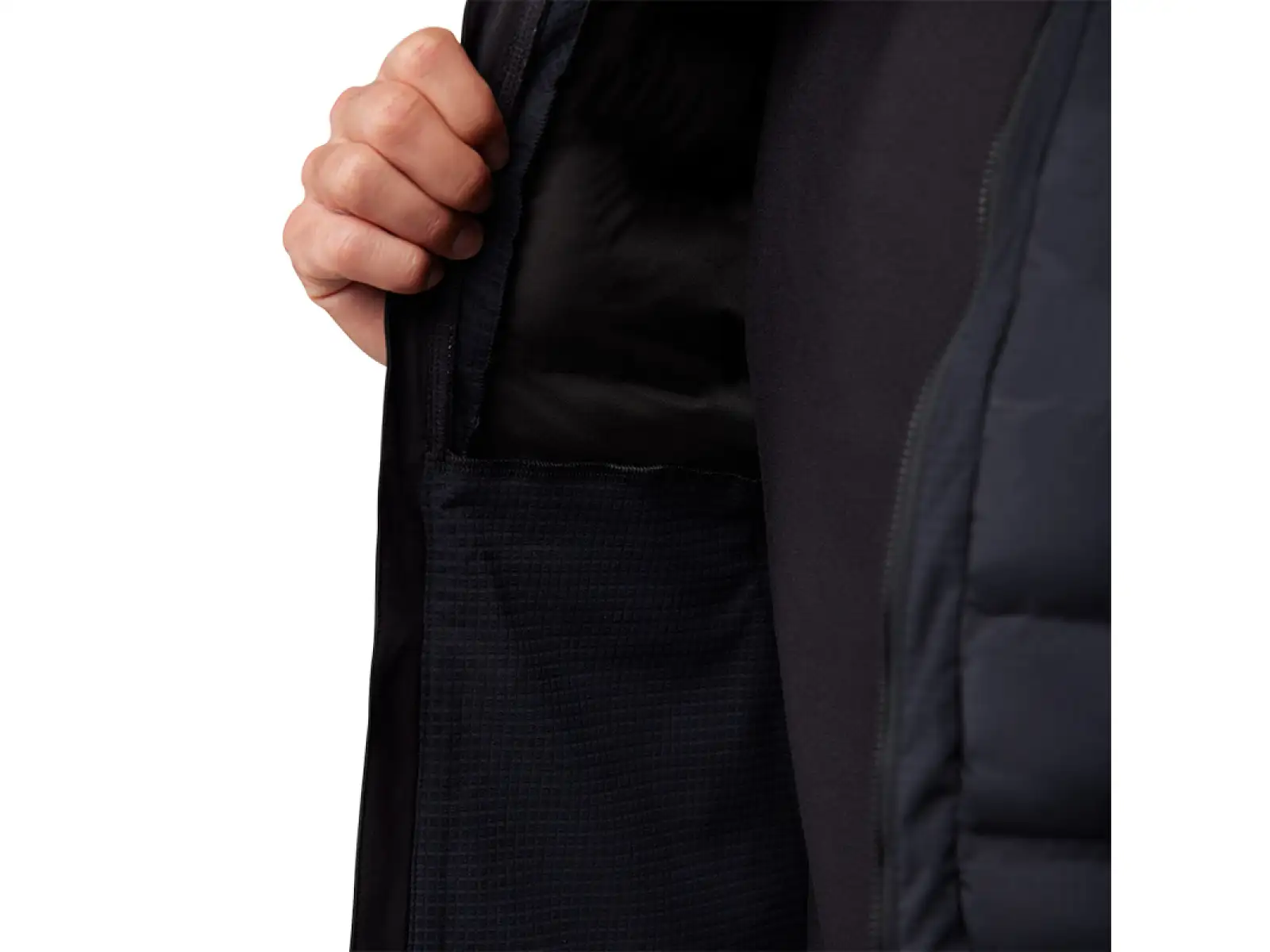Fox Flexair Fire Hybrid Lunar pánska bunda Black