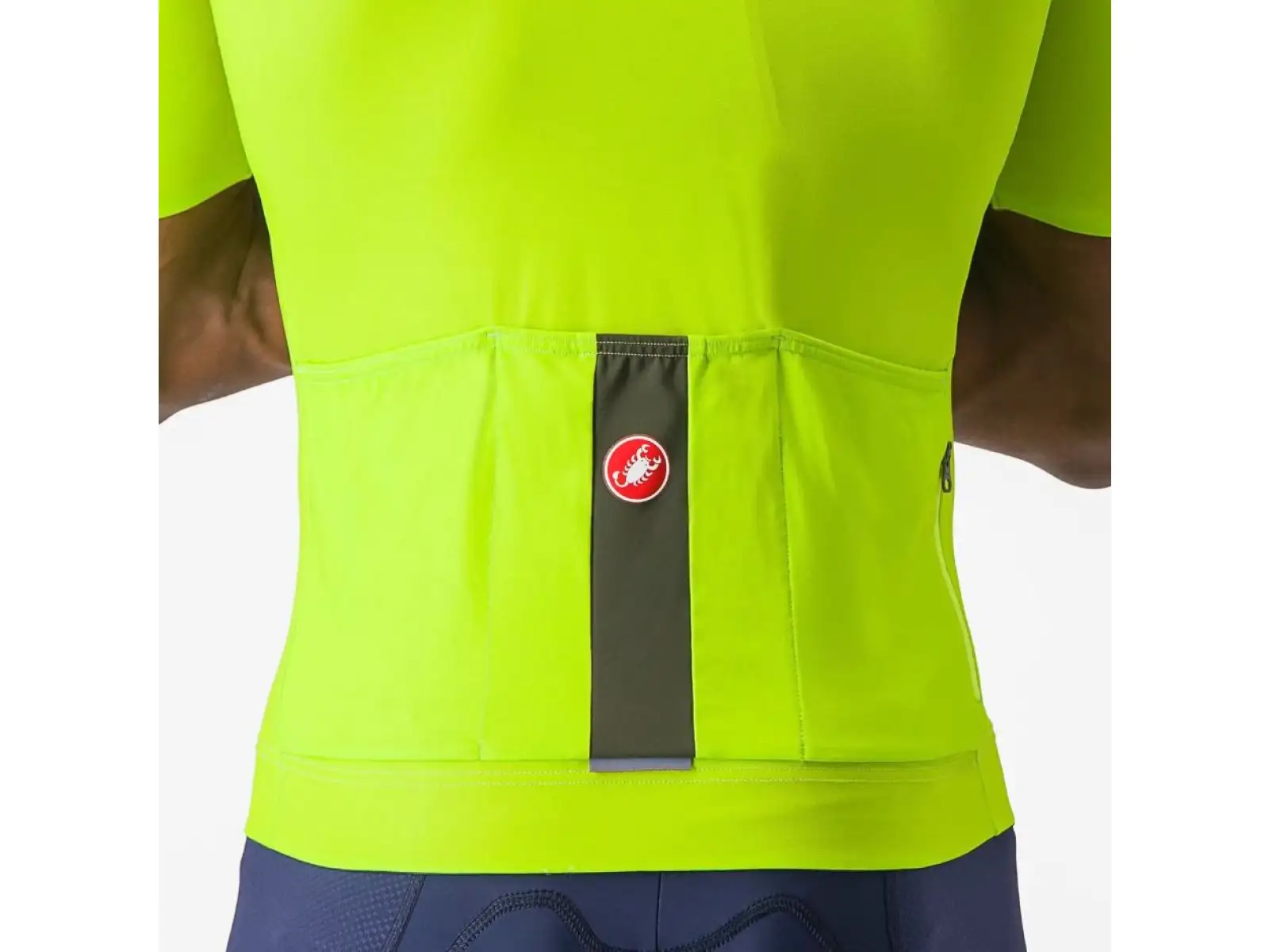 Castelli Elements pánsky dres krátky rukáv Electric Lime