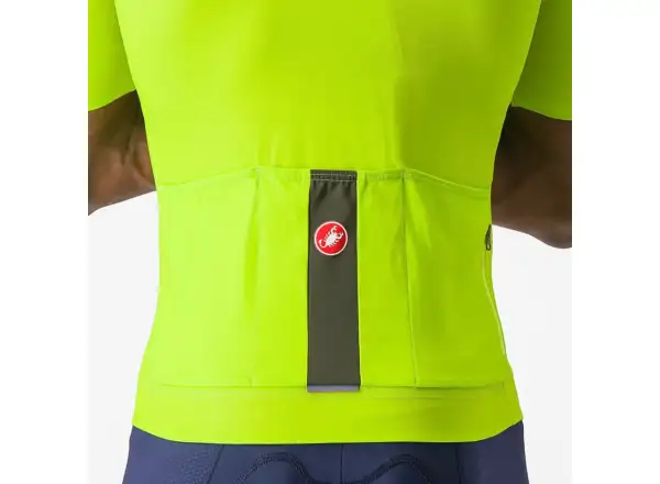Castelli Elements pánsky dres krátky rukáv Electric Lime