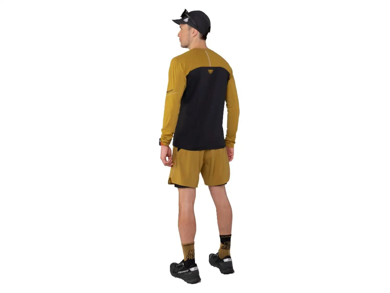 Dynafit Alpine Pro pánske tričko s dlhým rukávom Black Out/Tobacco