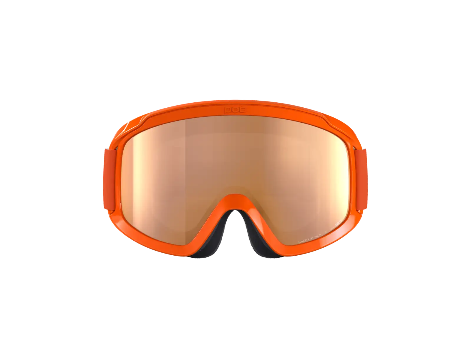 POCito Opsin detské lyžiarske okuliare Fluorescent Orange/Partly Sunny Light Orange