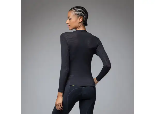 Alé Intimo Merino dámske spodné tričko dlhý rukáv Black