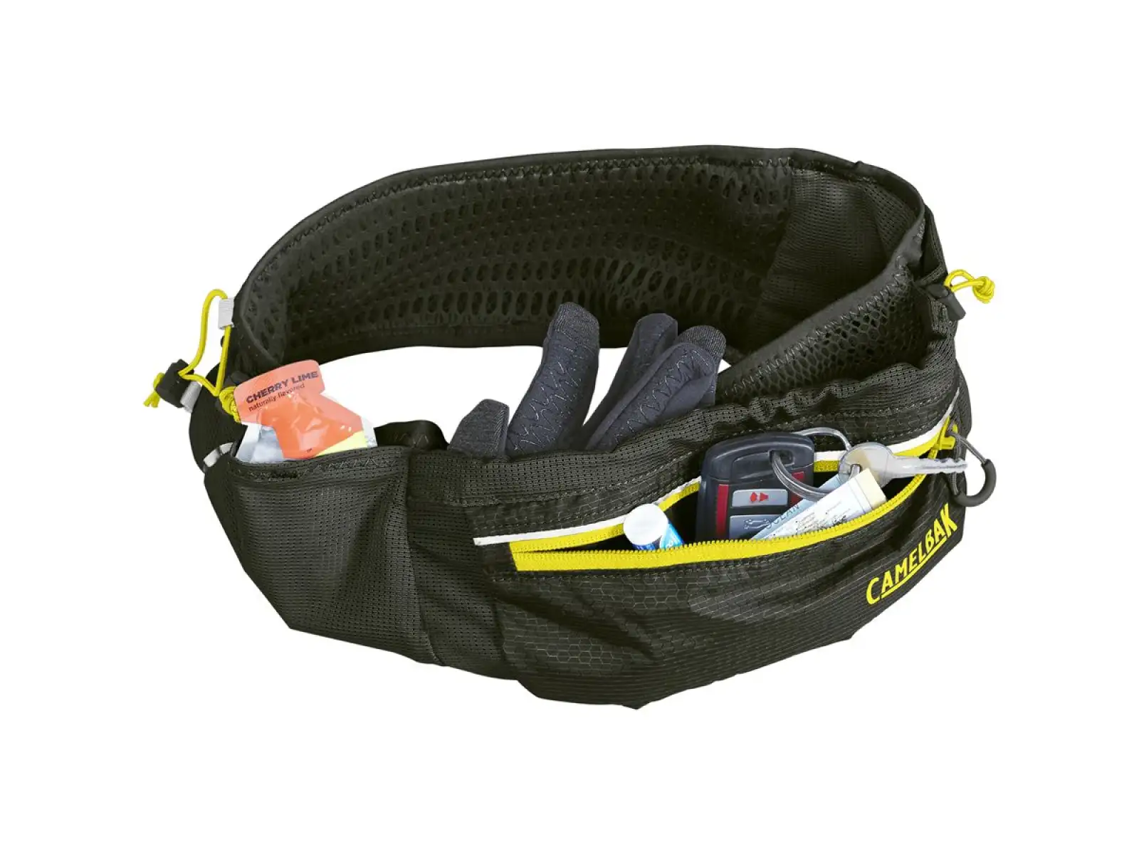 Camelbak Ultra Belt 3 l bežecký opasok 0,5 l pitný vak Black/Safety Yellow