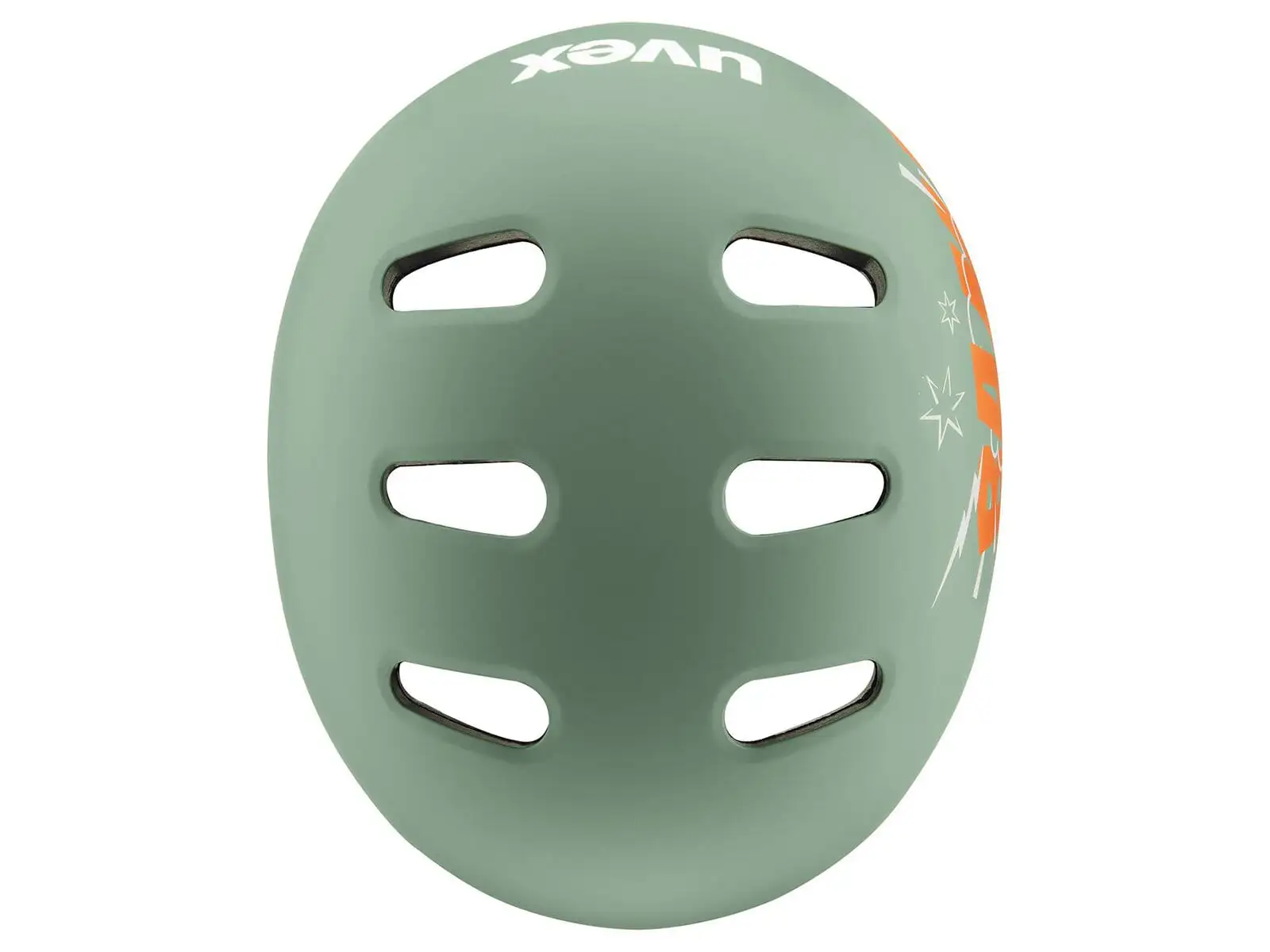 Uvex Kid 4 Style detská prilba Bam Moss Green/Papaya Matt