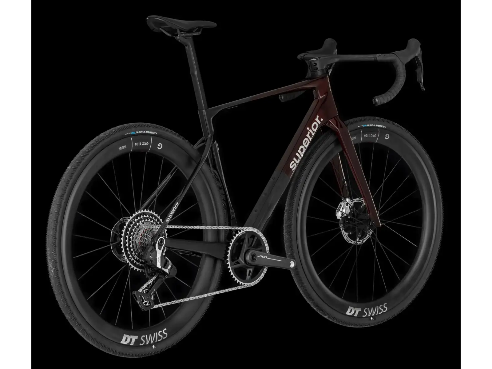 Superior XR 9.9 LTD gravel bicykel Matte Carbon/Gloss Red