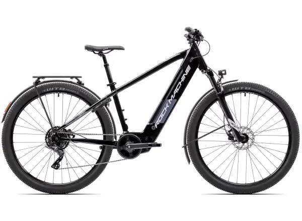 Rock Machine eSTORM 70 TOUR horský bicykel Gloss Black/Silver/Grey