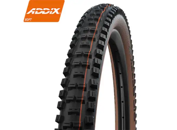 Schwalbe Big Betty Addix Soft Super Trail 29x2,40" TLE E-50 MTB plášť Kevlar black/bronze