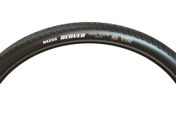Šotolinový plášť Maxxis Reaver 700x40C EXO TR Kevlar Black