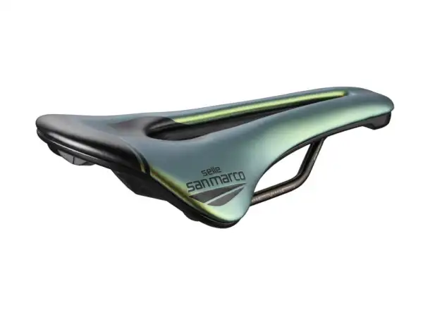 Selle San Marco Shortfit 2.0 Open-Fit Racing úzke sedlo Iridescent Gold