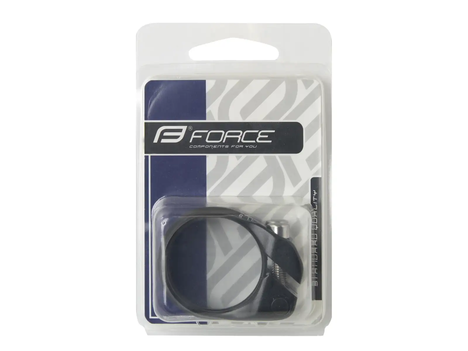 Force sedlová objímka pre karbónové rámy 31,8-34,9 mm čierna lesk