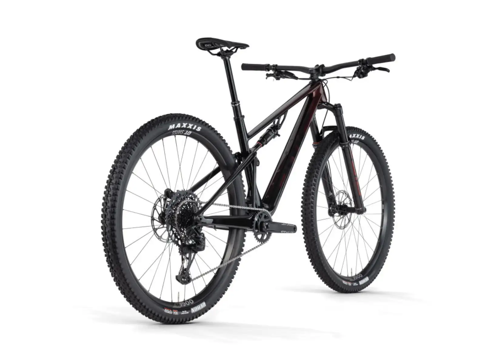 BMC Fourstroke LT ONE celoodpružený bicykel Bordeaux Red/Black