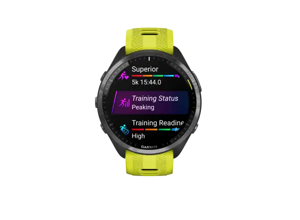Garmin Forerunner 965 smart hodinky Carbon Grey Titan DLC/Yellow
