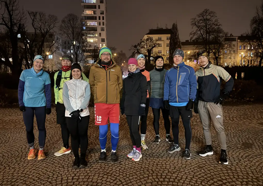 Adventní běh Brnem s čelovkami Petzl za vánoční atmosférou