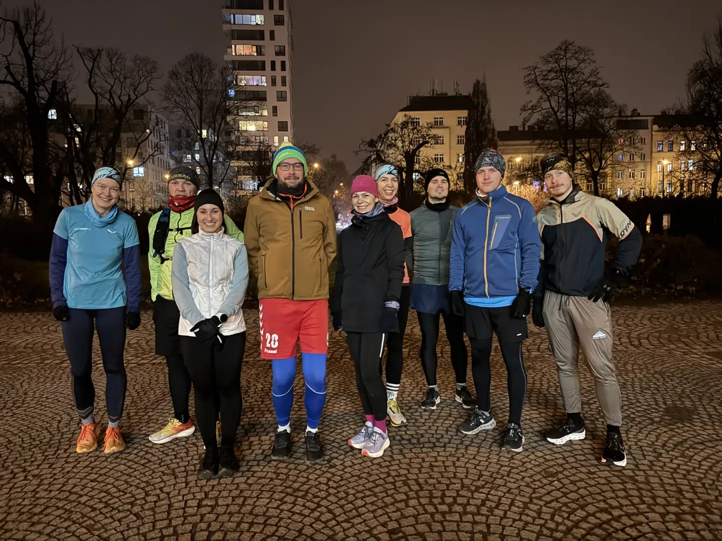 Adventní běh Brnem s čelovkami Petzl za vánoční atmosférou