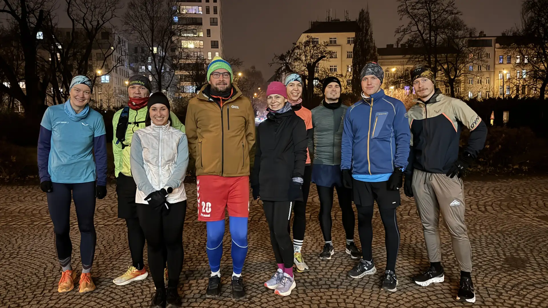 Adventní běh Brnem s čelovkami Petzl za vánoční atmosférou