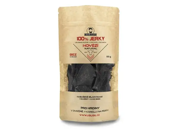 Usušil & syn 100% JERKY Hovädzí natural 150 g