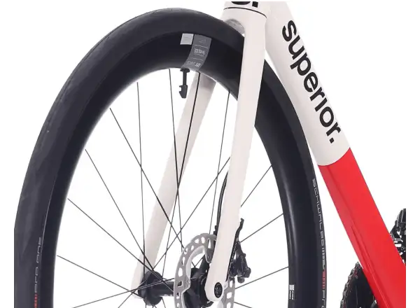 Superior RR 9.8 bicykel cestný bicykel Gloss Red / White