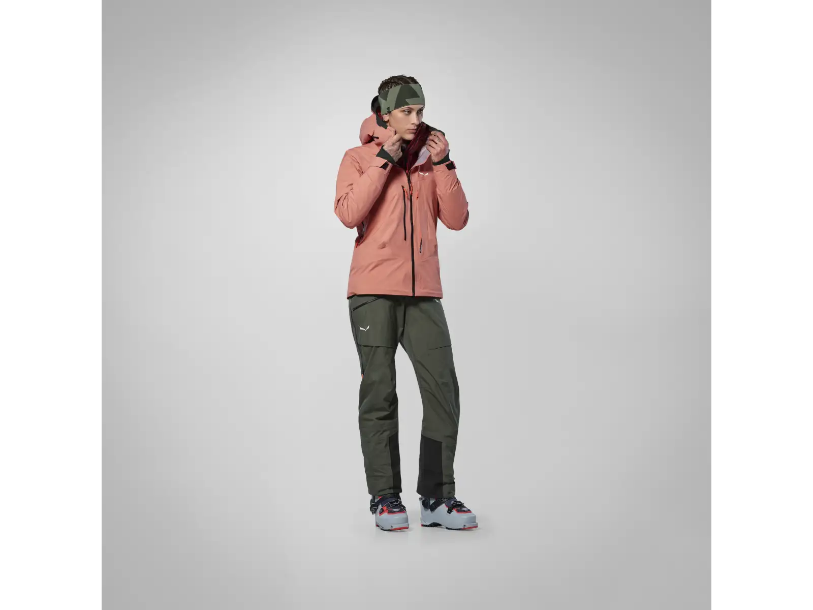 Salewa Sella 3L Powertex dámska bunda Desert Pink