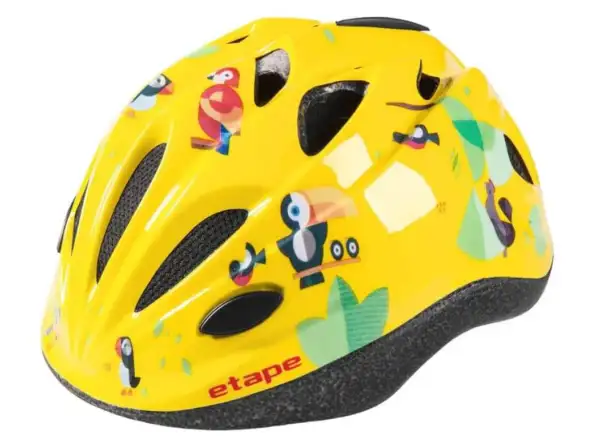 Etape Pony detská cyklistická prilba žltá